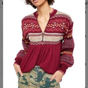 Free people sweater size Small